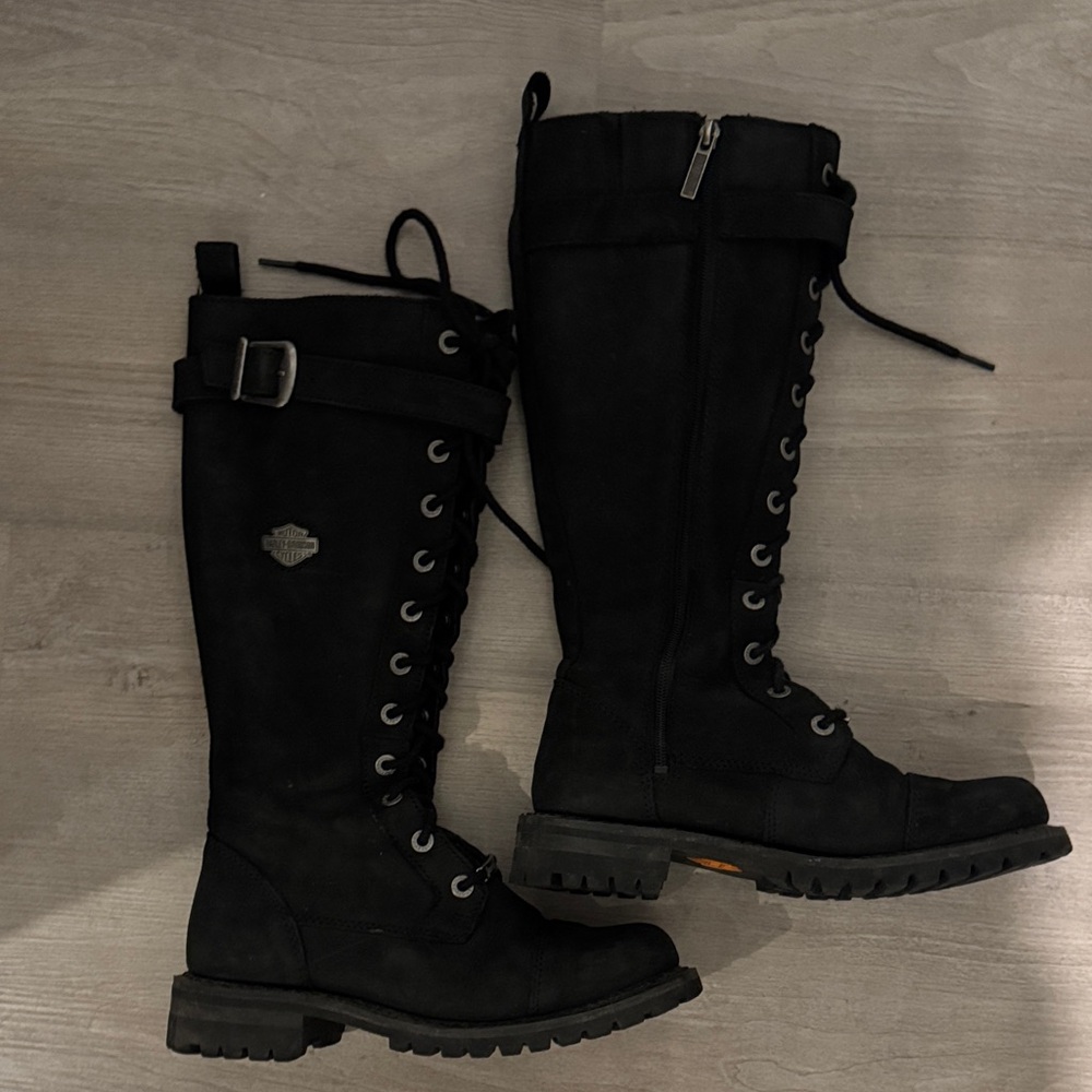 Harley-Davidson Black Women's Combat Boots